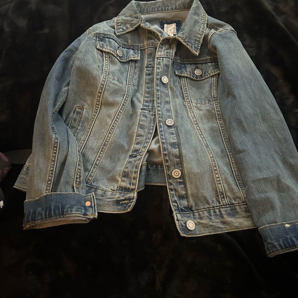 LC Lauren Conrad Blue Jean Jacket Classic Denim Style